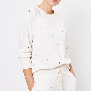 Lou & Grey Embroidered Star Sweatshirt